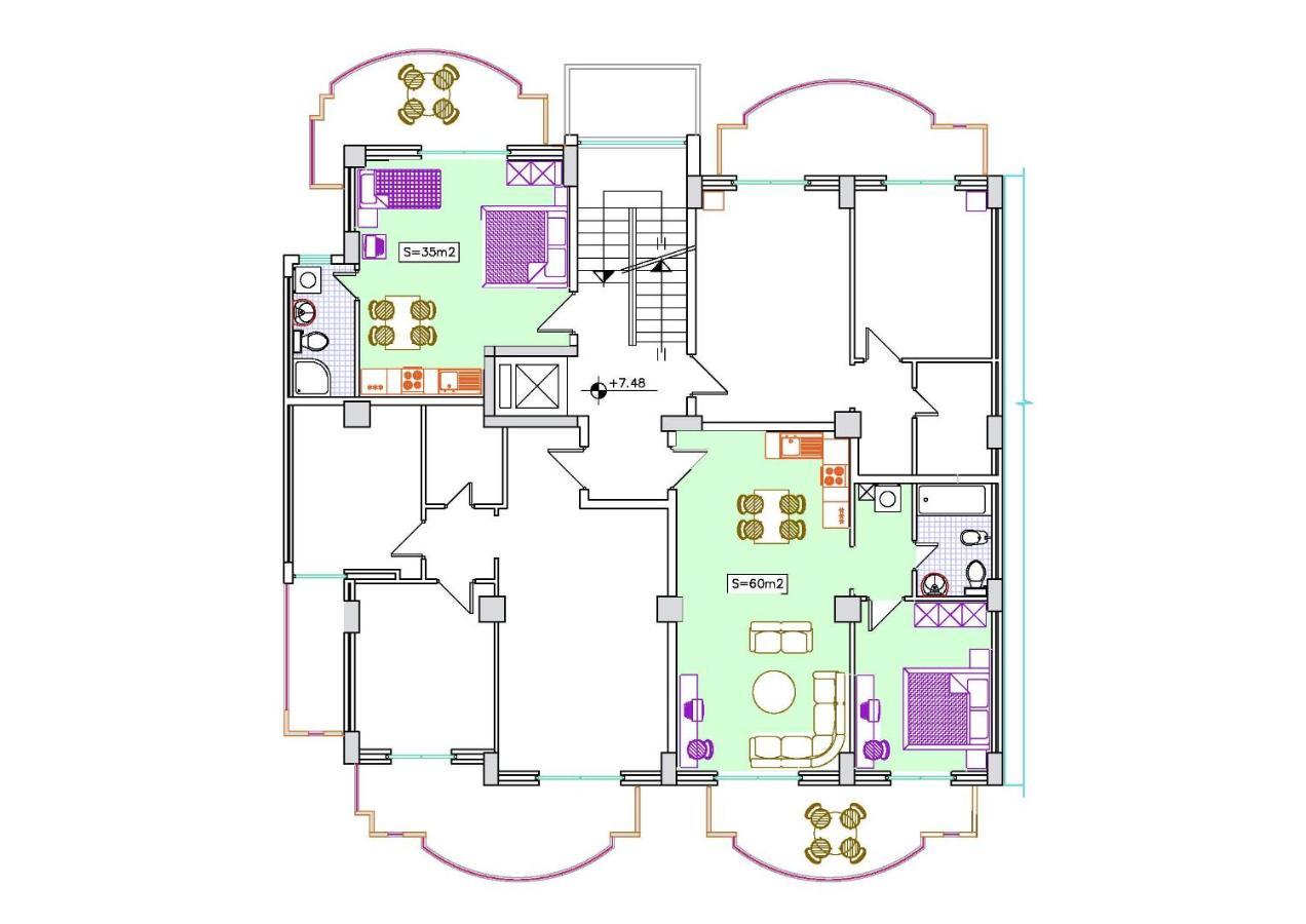 Apartment Urania_1 Sarandë 외부 사진
